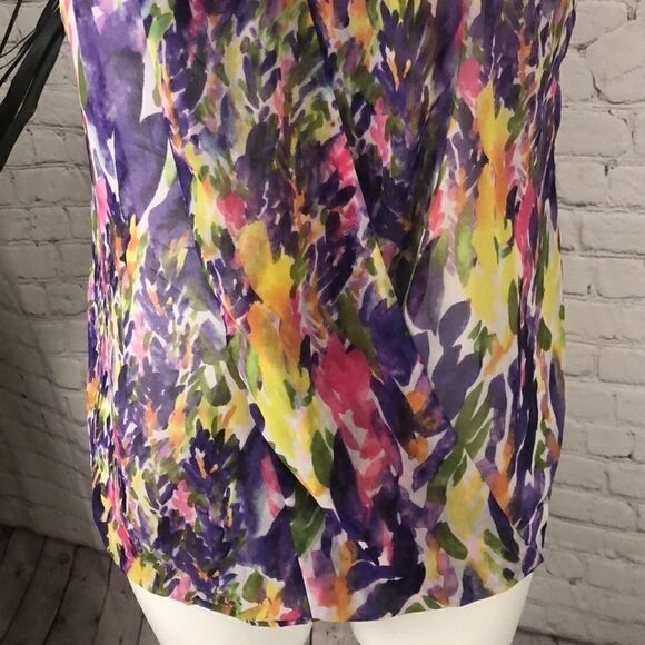 Cabi sheer floral halter top - Picture 3 of 6